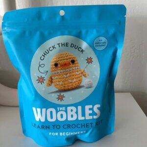*Rare* The Woobles Chuck the Duck Crochet Kit + Limited Edition Hook